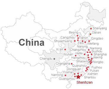Map China QC inspectors